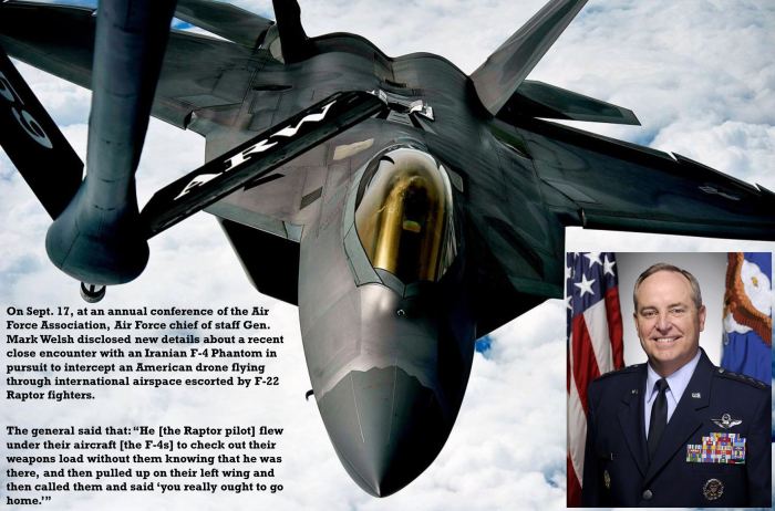 F-22 Raptor refueling in air